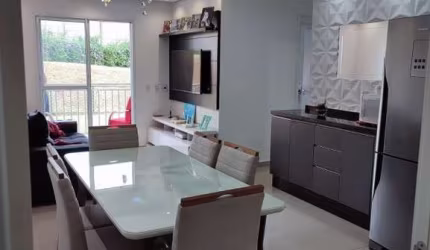 Apartamento a Venda no Vista Park, Vila Nambi, Jundiaí com 3 dormitórios, sala 2 ambientes, cozinha americana, 2 vagas, repleto de armários