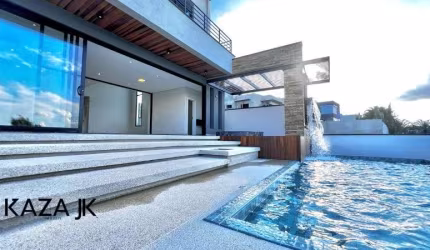 Comprar/vendo: Casa sobrado a venda, nova, no condomínio de alto padrão Reserva da Serra em Jundiaí com 4 suítes, gourmet, piscina, spa e 6 vagas.