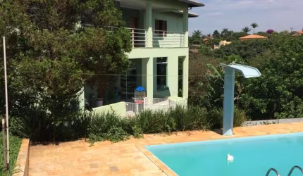 Comprar/ vendo/ Casa sobrado a venda no condomínio Cafezal VI, Itupeva com 4 suítes, área de lazer completa, piscina, pomar, 3 vagas cobertas