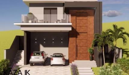 Comprar/vendo: Casa sobrado (em construção) a venda no Ibi Aram II, Itupeva com 3 suítes, goutmet, piscina e 4 vagas.
