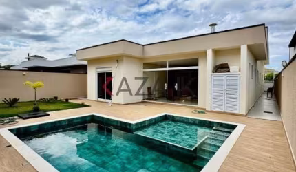 Comprar/vendo/alugo: Casa, térrea, para venda ou locação no condomínio de alto padrão Reserva da Serra Jundiaí, SP com 3 suítes, gourmet, piscina.