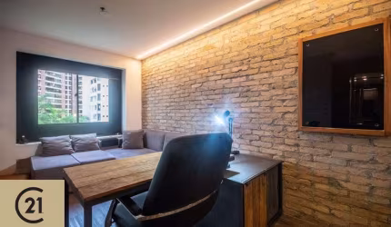 Apartamento para alugar em Moema de 36.00m² com 1 Quarto, 1 Suite e 1 Garagem