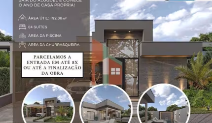 Casa para venda em Condomínio Atibaia Park Ii de 192.00m² com 4 Quartos, 4 Suites e 2 Garagens