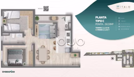 Apartamento para venda em Potiguar de 50.00m² com 2 Quartos e 1 Garagem