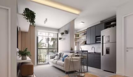Apartamento para venda em Hauer de 48.00m² com 2 Quartos e 1 Garagem