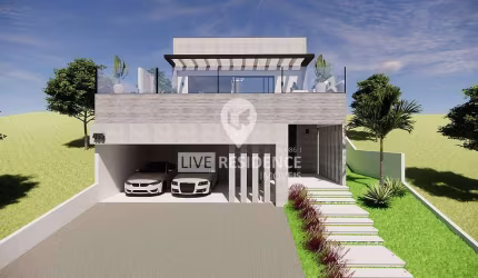 Casa para venda em Residencial Fazenda Santa Rosa - Fase 1 de 230.00m² com 3 Quartos, 1 Suite e 4 Garagens