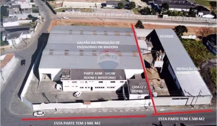 Galpão / Depósito / Armazém para venda em Vila Brás Cubas de 2500.00m² com 10 Garagens