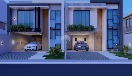 Sobrado para venda em Itália de 141.00m² com 3 Quartos, 1 Suite e 4 Garagens