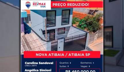 Casa para venda em Nova Cerejeira de 113.10m² com 3 Quartos, 1 Suite e 2 Garagens