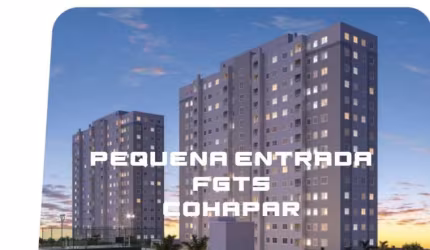 Apartamento para venda em Xaxim de 54.00m² com 2 Quartos e 1 Garagem