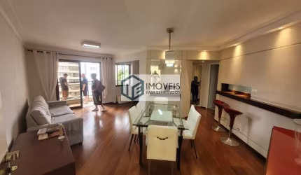 Apartamento para alugar em Indianópolis de 120.00m² com 3 Quartos, 1 Suite e 2 Garagens