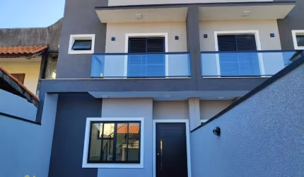Sobrado para venda em Mogi Moderno de 107.00m² com 3 Quartos, 1 Suite e 2 Garagens