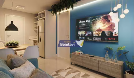 Apartamento para venda em Portão de 31.00m² com 1 Quarto e 1 Suite