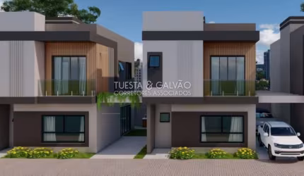 Casa de Condomínio para venda em Boqueirão de 105.00m² com 3 Quartos, 1 Suite e 2 Garagens