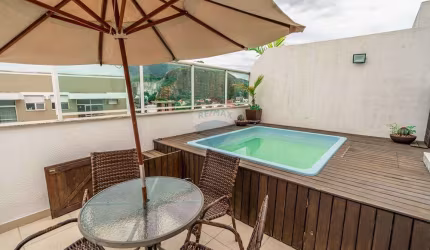 Cobertura para venda em Pechincha de 129.00m² com 3 Quartos, 2 Suites e 2 Garagens