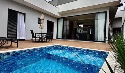Casa de Condomínio para venda em Vale Das Oliveiras de 182.00m² com 3 Quartos, 1 Suite e 2 Garagens