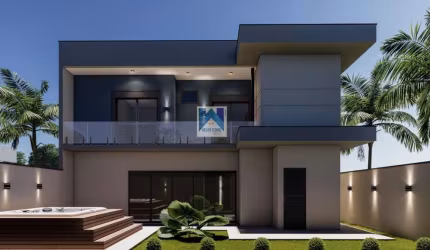 Sobrado para venda em Cézar De Souza de 203.00m² com 3 Quartos, 3 Suites e 4 Garagens