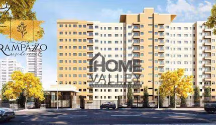 Apartamento para venda e aluguel em Condomínio Residencial Rampazzo de 51.00m² com 2 Quartos, 1 Suite e 1 Garagem