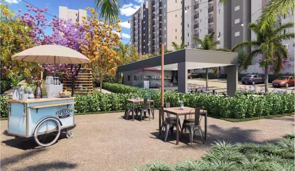 Apartamento para venda em Loteamento Capotuna de 42.00m² com 2 Quartos e 1 Garagem
