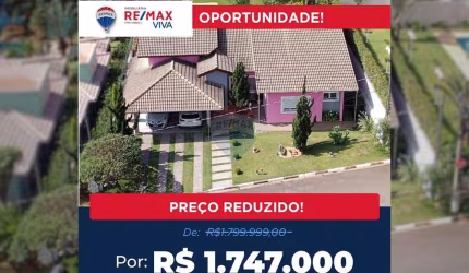 Casa de Condomínio para venda em Condomínio Serra Da Estrela de 248.00m² com 3 Quartos, 3 Suites e 4 Garagens
