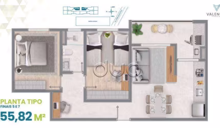 Apartamento para venda em Morumbi de 55.00m² com 2 Quartos e 1 Garagem