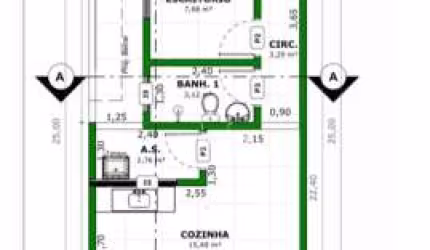 Casa para venda em Jardim Cherveson de 125.00m² com 2 Quartos, 1 Suite e 2 Garagens