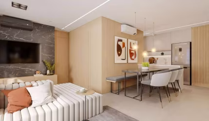 Apartamento para venda em Chácara Bela Vista de 60.95m² com 3 Quartos, 1 Suite e 2 Garagens