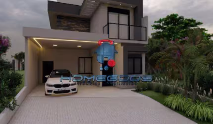 Casa de Condomínio para venda em Vila Bressani de 145.00m² com 3 Quartos, 3 Suites e 4 Garagens
