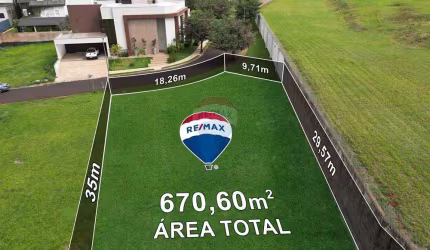 Terreno para venda em Condomínio Veneza de 670.60m²