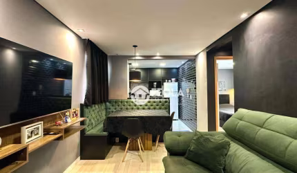 Apartamento para venda em Jardim Bertoni de 43.00m² com 2 Quartos e 1 Garagem