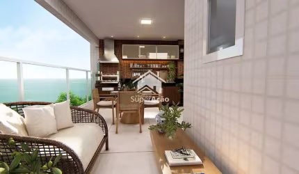 Apartamento para venda em Canto Do Forte de 125.00m² com 3 Quartos, 2 Suites e 2 Garagens
