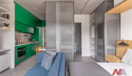 Apartamento para venda em Jardim Paulistano de 35.00m² com 1 Quarto e 1 Garagem