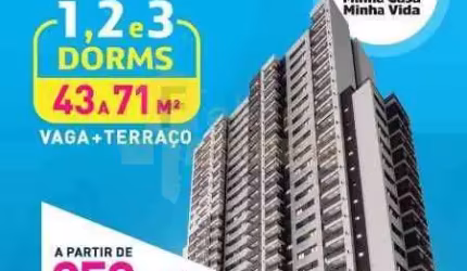 Apartamento para venda em Votupoca de 71.00m² com 3 Quartos, 1 Suite e 2 Garagens