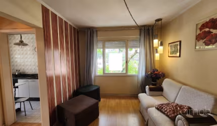 Apto mobiliado  1 dorm 1 vaga no Petrópolis