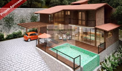 Terreno c/ Projeto Aprovado na Serra da Cantareira c/ 1.280m² em residencial fechado - Oportunidade Única!