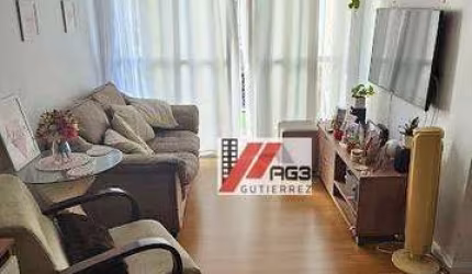 Apartamento rico em móveis planejados com 2 dormitórios, sacada, vaga e lazer na Cachoeirinha - Vila Dionísia