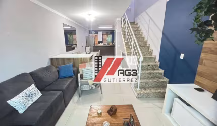 Sobrado mobiliado em condomínio fechado com 2 suítes, 2 vagas e área gourmet na Vila Guilherme