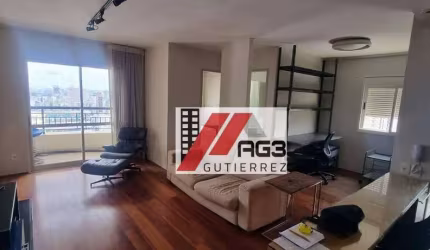 Apartamento mobiliado de 2 dormitórios em andar alto com vaga, varanda e lazer completo em Pinheiros
