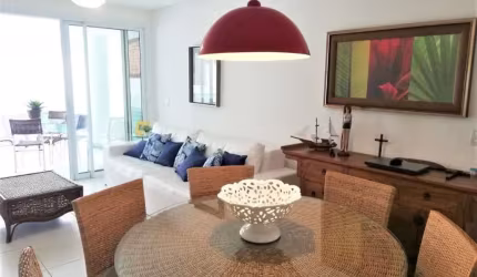 Apartamento alto padrão na Praia Grande. 3 suítes, 124m², lazer completo, mobiliado e com vista mar!