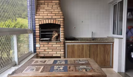 APARTAMENTO COM 2 DORMITÒRIOS SENDO 1 SUÍTE E AMPLA VARANDA GOURMET COM VISTA MAR.