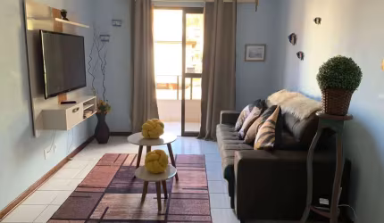 Apartamento bem localizado na Praia Grande, 2 dormitórios, suíte, 90m²