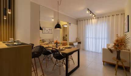 Lindo apartamento 2 dormitórios mobiliado decorado Vila Pauliceia