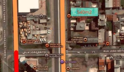 Terreno à venda, 540 m² por R$ 850.000,00 - Cruzeiro - São José dos Pinhais/PR