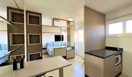 Apartamento com 1 dormitório para alugar, 29 m² por R$ 1.590/mês - São Francisco - Curitiba/PR