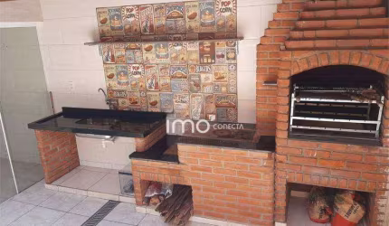 Vende se Casa Sobrado no Jardim Ana Luiza  210m² A.C  3 Quartos 3 Banheiros, Varanda, Área Gourmet , avalia permuta com apto menor valor ,  financia !
