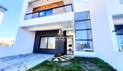 Duplex para Venda em Imbé, Centro, 3 dormitórios, 3 suítes, 4 banheiros, 1 vaga