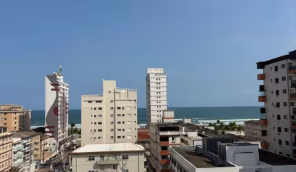 Apartamento 02 dormitórios vista mar canto do forte