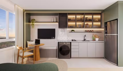 Apartamento com 1 quarto à venda no Botafogo, Bento Gonçalves , 26 m2 por R$ 260.000
