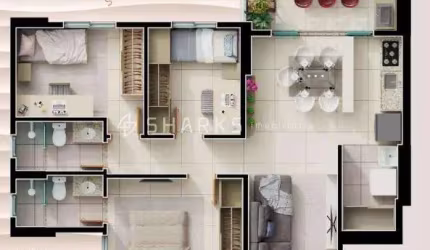 Ágio Apartamento Varandas Bueno 78m²