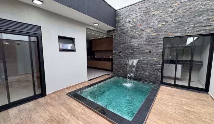 TERRÉA COM 3 QUARTOS PISCINA E PLANEJADOS NO CONDOMINIO MANTOVA EM INDAIATUBA SP